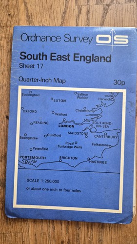 Quarter inch map south - quarter,