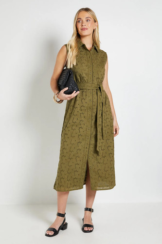 Wallis khaki maxi - khaki, dress