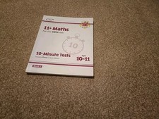 11+ Plus GL 10-Minute Test Maths Word Problems Ages 10-11 Book 2 with Answer New