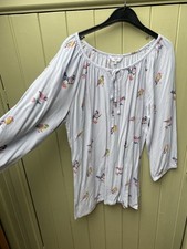 Bird Print Cotton Traders Blouse