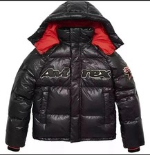 New Men’s Avirex American Bomber Jacket – Genuine Cowhide Leather Flight Jacket