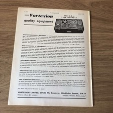 GRAM178 MAGAZINE ADVERT 11X8 VORTEXION CBL TAPE RECORDER