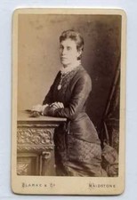 (KLc6277-442) RP, Victorian CDV, Lady in Crinoline, Clarke, MAIDSTONE
