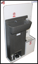 Van foot operated - operated, basin