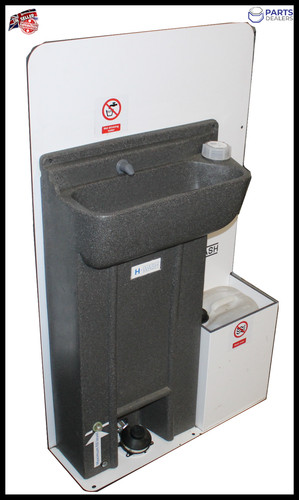 Van foot operated - operated, basin
