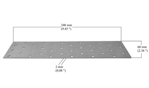 Flat connecting joining plate - joining,