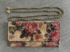 Leather Clutch Bag Floral Etui Bags