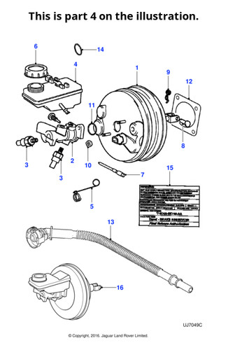 Jaguar genuine power brake - jaguar,