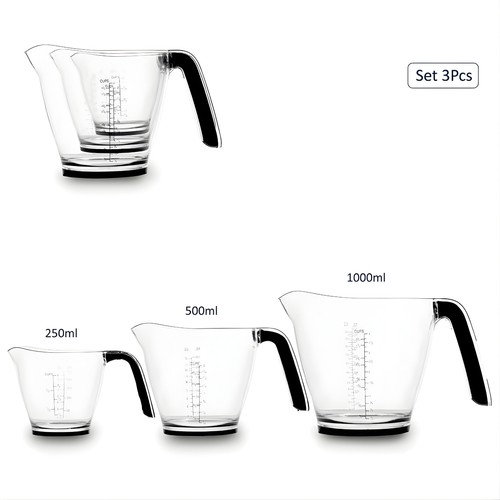 Measuring jugs cups set 3 - cups,