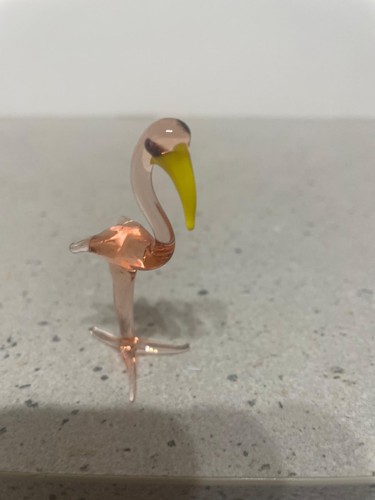 Little glass flamingo - little,