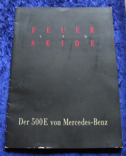 Mercedes brochure 500e w124 - 500e,