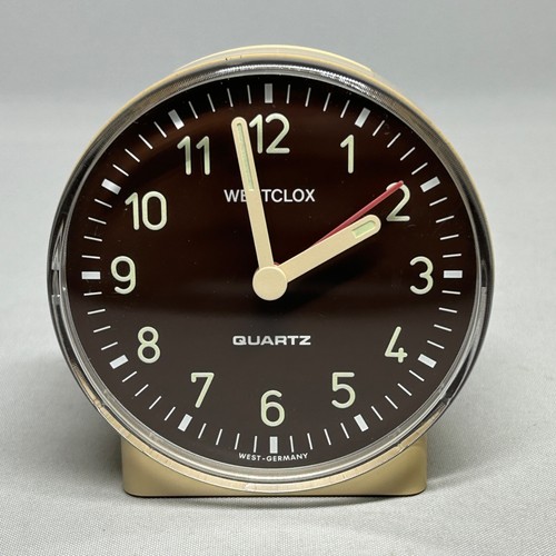 Vintage westclox quartz alarm - westclox,