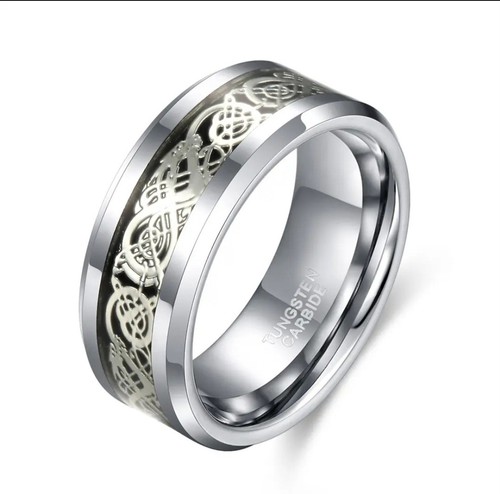 6mm tungsten carbide silver - 6mm,
