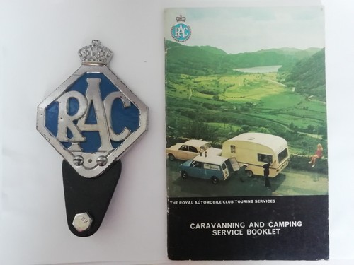 Rac vintage car badge - vintage, no