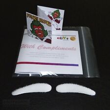 Fancy Dress WHITE Eyebrows Oompa Loompa, Umpa Lumpa Charlie & Chocolate Factory