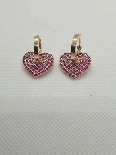 Luxury heart shaped hoop - luxury,