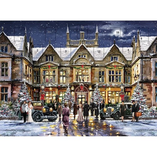 Snowy glamorous 1930 hotel - snowy,