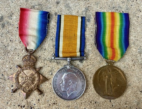 Ww1 1915 star trio - trio, royal