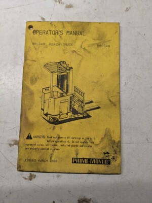 Prime mover operators manual - prime,