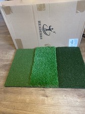 HEADERBS TRI TURF GOLF PRACTICE HITTING MAT 2FT X 1.3FT NEW IN BOX