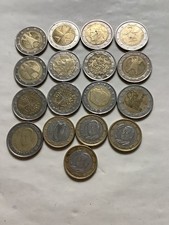 Mixed Lot Of Euro Coins Plus Notes