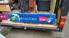 French Railwayana SNCF Station Sign Galvenised Railway Transit Line