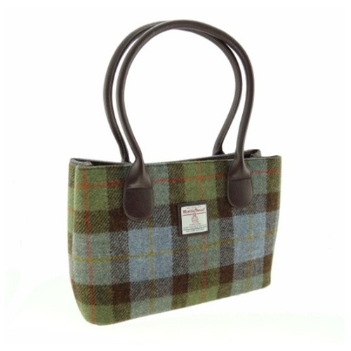 Green blue macleod tartan - blue,
