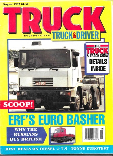 Truck driver august 1992 - driver., 1992.