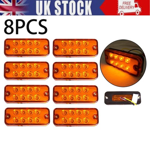 Orange marker side - 8x, led
