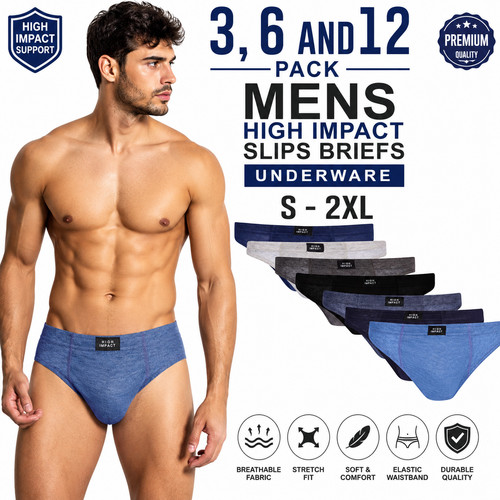 Pack 12 mens briefs - 6,