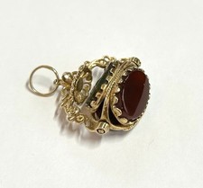 Vintage 9ct Gold Spinning Fob