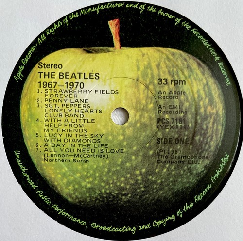 The beatles 1967 1970 blue - beatles,