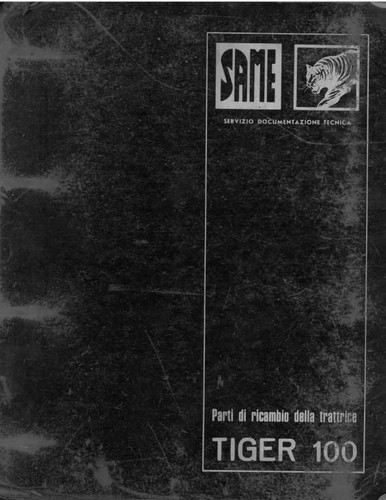 Same tractor tiger - 100, parts