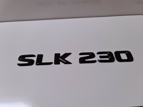 Slk230 black flat letter - slk230,