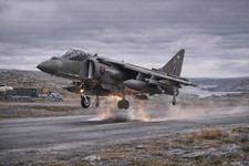 RAF Harrier GR3 A4 Aviation