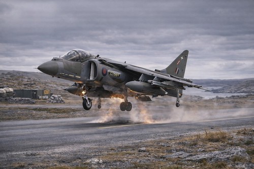 Raf harrier gr3 aviation - raf,