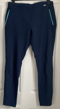 Regatta Size 16 Ladies Isoflex Walking Trouser Navy, Pull On Lightweight