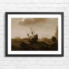 Dutch Golden Age Ship Storm