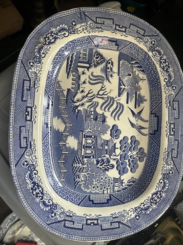Large vintage masons blue - large,