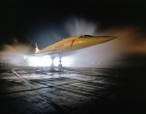 British airways concorde night - british,