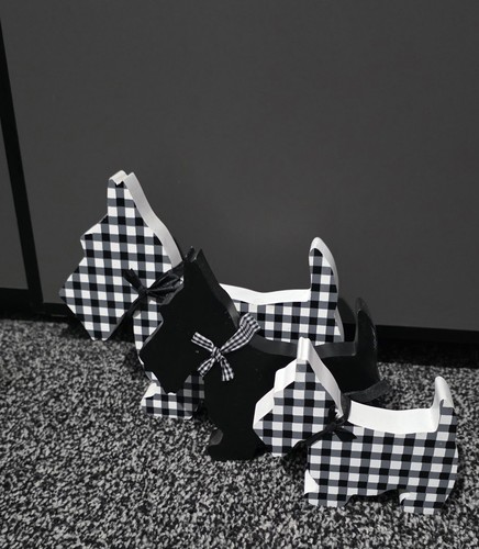 Scottie dog wooden - scottie,