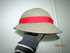 OLNEY women's grey Wool vintage hat size Large