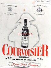 COURVOISIER Cognac Napoleon Brandy Drinks ADVERT #2 : Small 1951 Print 670/114