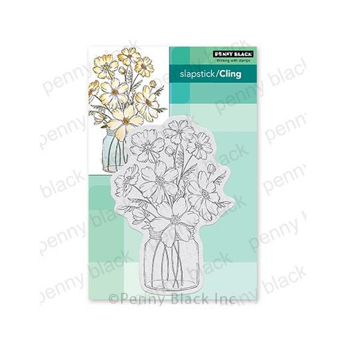 Penny black cling rubber - penny,