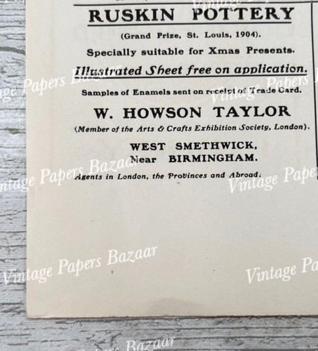 Ruskin pottery howson taylor - ruskin,