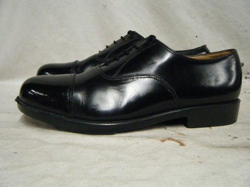 Mens black leather parade - mens,