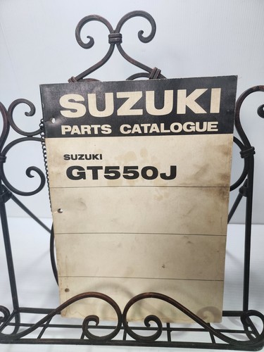 Suzuki gt550j parts catalogue - suzuki,