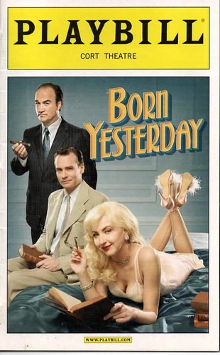 Born yesterday playbill - born,