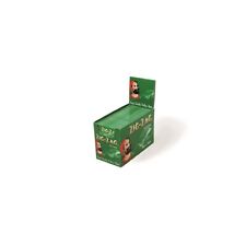 25|50  x ZIG ZAG GREEN Paper Regular Cigarette Rolling ZIGZAG Papers Cut Corners