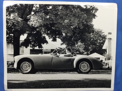 Man driving mga - sports, car